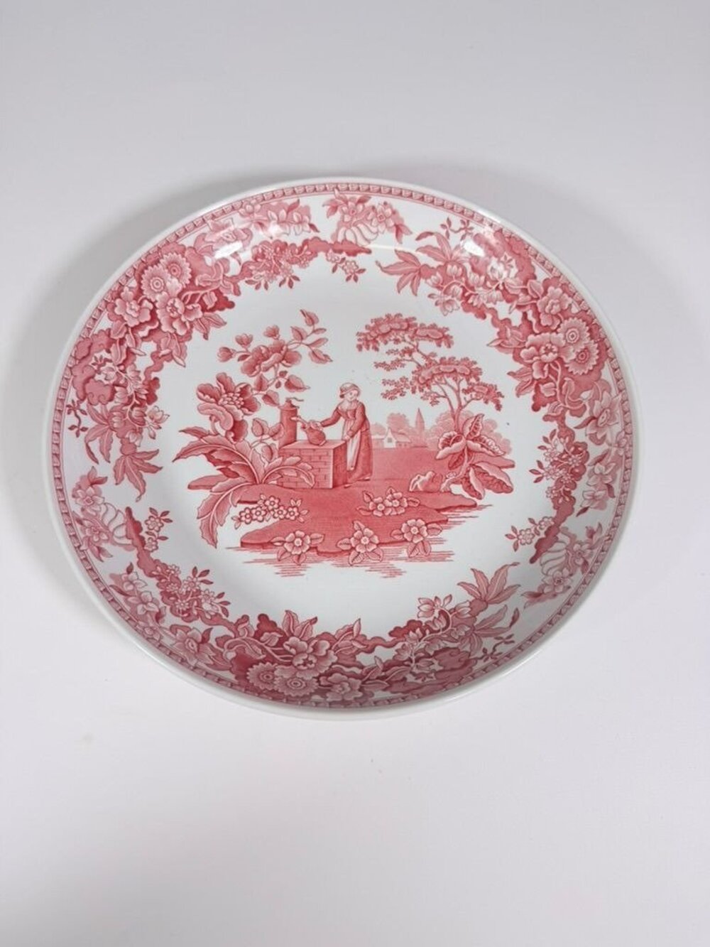 Pasta Serving Bowl Spode Archive Collection Georgian Series England Girl At Well - Picture 2 of 16